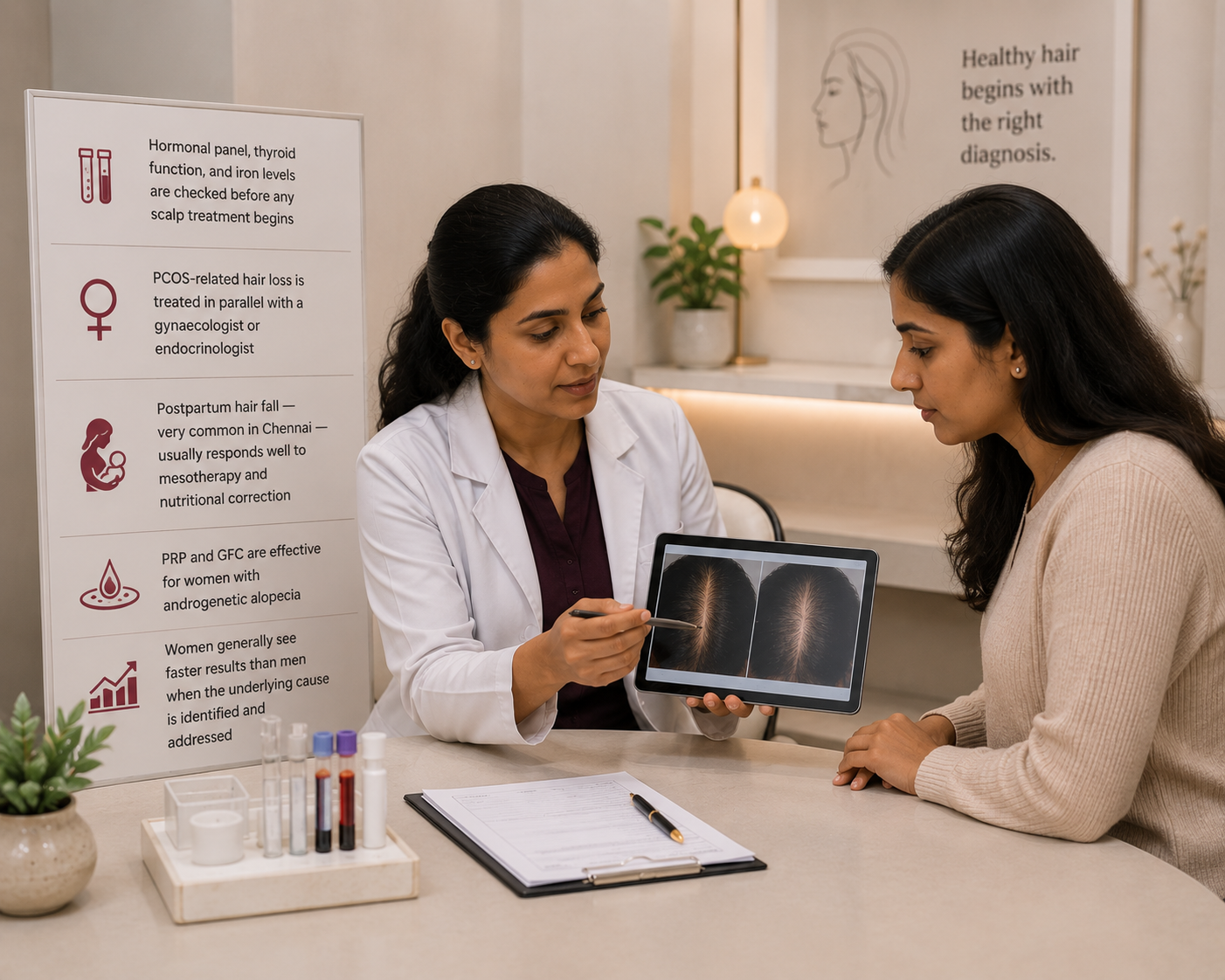 Hair loss treatment for women in Chennai