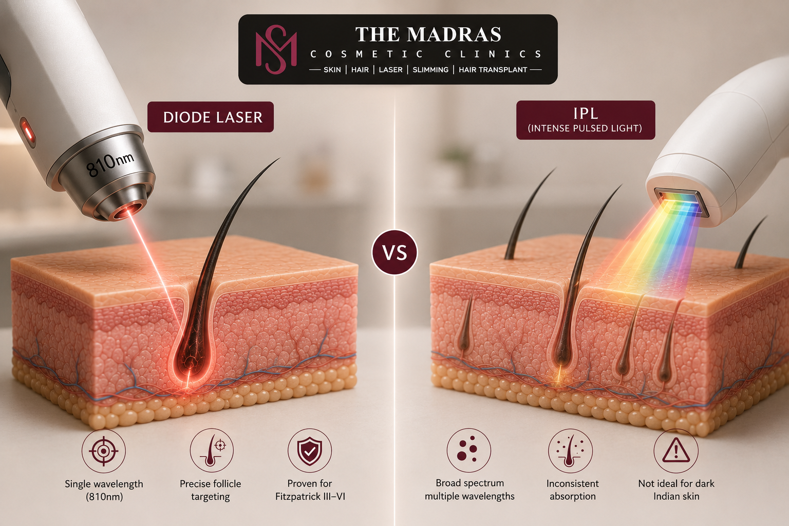 diode laser hair removal in omr