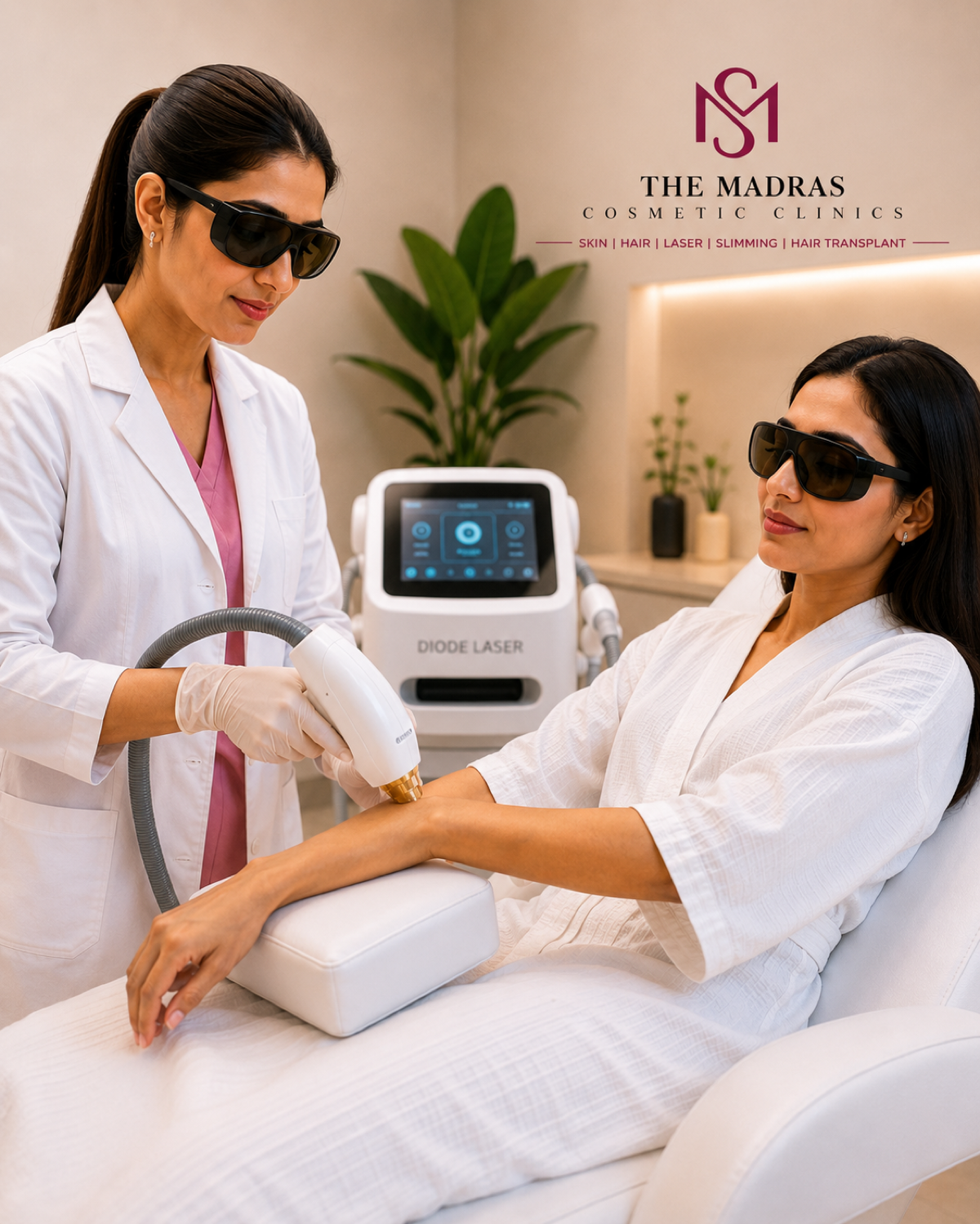 laser hair removal treatment in omr