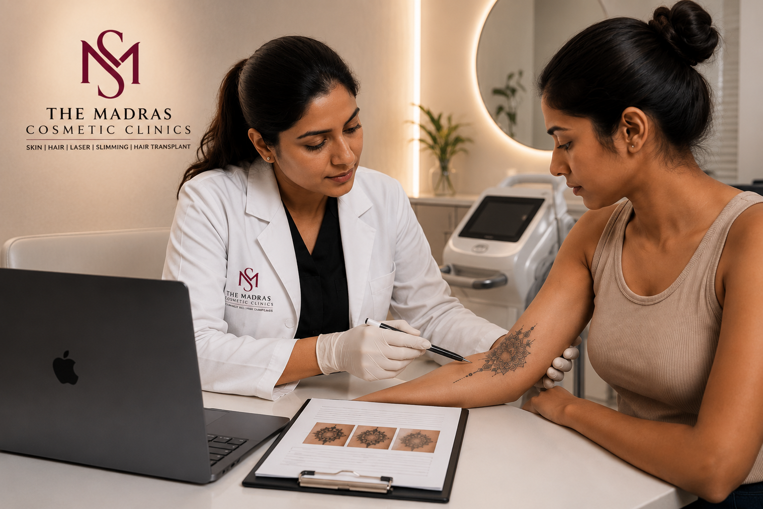 tattoo removal clinic in Omr